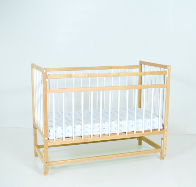 Детская кроватка MALIKA «Melisa-3» маятник продольный, белый Детская кроватка MALIKA «Melisa-3» маятник продольный, белый